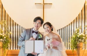ペット同伴の結婚式＆宿泊【ホテルプラザ神戸】