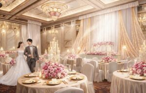 写真映えにこだわった宴会場コーディネート【フェニックス・シーガイア・ オーシャン・タワー】