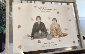 婚礼アイテム向けの似顔絵作成【lielette】