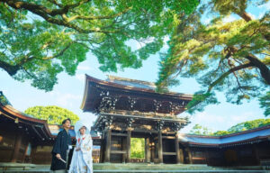 夏限定のフェア 和装試着体験も【明治記念館】