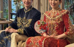 中式の婚礼衣裳【御慶紡 Gyokeibou】