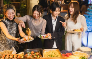 ビュッフェプラン 二次会需要も見込む【ウッドデザインパーク栄店】