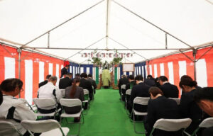 公園再整備の施設 地鎮祭を実施【アイ・ケイ・ケイホールディングス】