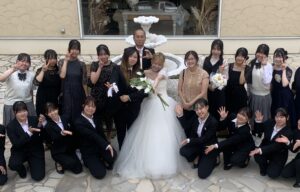 夏期集中実習の模擬結婚式【高崎商科大学】